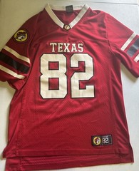 Buc-ee’s Store Official Red Mesh Football Jersey Texas #82 Men’s Sz M Medium