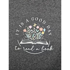 It’s A Good Day To Read A Book Bookworm Book Lovers T Shirt Flowers Teacher Top