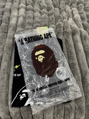 A Bathing Ape BAPE Black Ape Head Logo Graphic Crew Neck T-Shirt Men’s S