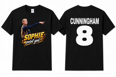 Vintage Sophie Point God Trendy Graphic 2Sides Cotton Unisex T-Shirt