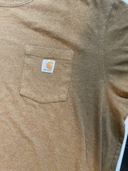 Carhartt Men’s K87 2XL Short Sleeve T-Shirt – Desert