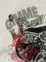 Vintage Retro Avirex Gimme Da Loot Skull Graphic Tee Shirt Men’s Size XL White