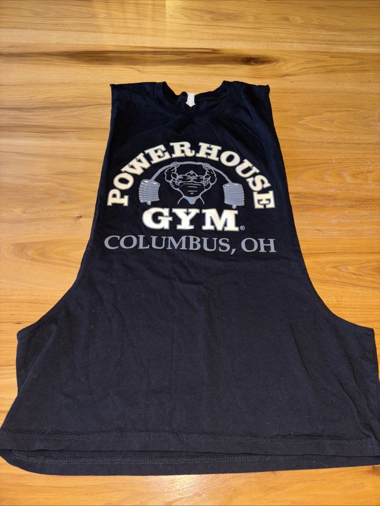 Powerhouse gym Columbus Ohio muscle shirt size small black