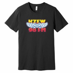 KZEW 98 FM Elephant – BLACK – Ringspun Cotton