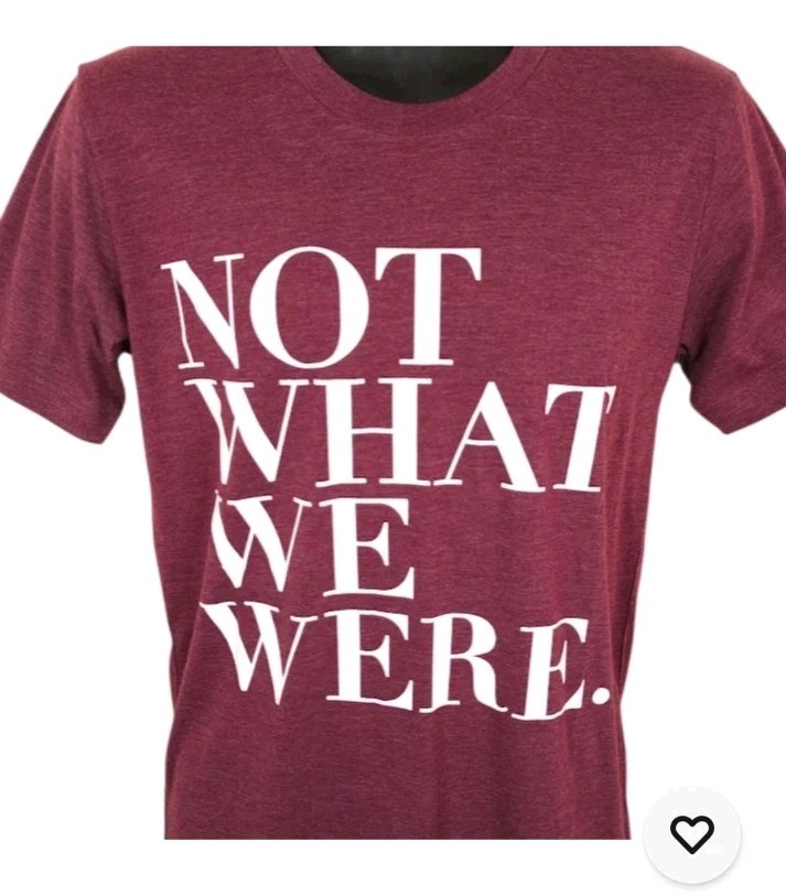 The Chosen T Shirt Mens Size XL Red Christian TV Show Not What We Were – NEW!