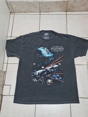 STAR WARS C-LIFE GROUP SCI-FI GRAPHIC T-SHIRT MEN SIZE XL (22×30) BLACK.