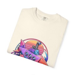 Vaporwave Origami Submarine T-Shirt Graphic