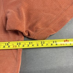 Crazy Horse Claiborne Shirt Small Orange Mens Short Sleeve Tee Used A82