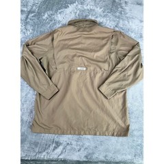 Habit Men’s L Performance Fishing Shirt Solar Factor Long Sleeve Tan Excellent