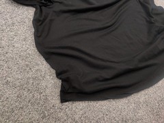 Vintage Prada Authentic All Black Tab Elastic Cotton Blend classic T-shirt Tee