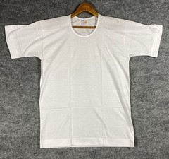 VINTAGE Coral Brand T Shirt Mens Size 40 Small Cotton China Chinese White
