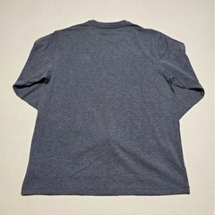 Quince Mens Long Sleeve Crew Neck T-Shirt Heather Gray Size Medium Pullover