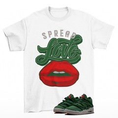 Spread Love Sneaker Shirt White to Match Jordan 3 Concrete Rose IF3097-300