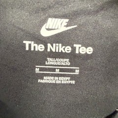 Nike Graphic Tee Mens Medium Tall Black 90s Retro Precision HV9149-010