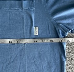 Greg Norman T Shirt Men’s Medium Light Blue Pocket Tee Relaxed Fit Short Sleeve