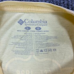 Columbia PFG Tarpon Ale Graphic T-Shirt Mens Size Large Yellow Fishing