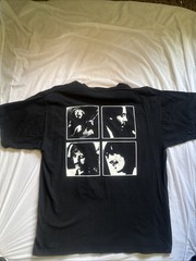 Vintage 90s The Beatles Let It Be Double Sided Rare T-Shirt Black Concert Tee