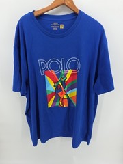Polo Ralph Lauren Big & Tall Men’s Blue Graphic Sz 2XB POLO Logo Crew-Neck Shirt