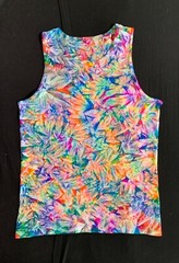 *New* Handmade, Men’s, Fiesta Cruncht Crinkle, Tie Dye Tank Top, All Sizes