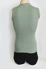 Vintage Tom Of Finland Green Sleeveless Cotton Tank Top/ Shirt with Detail Sz M