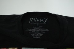 RWBY Anime Graphic T-Shirt Men’s Size L Black 100% Cotton Rooster Teeth T0503