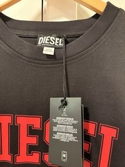 Diesel T-Diegor 1-A T-Shirt Cotton Jersey Tricot Short Sleeve Black Men’s L NWT