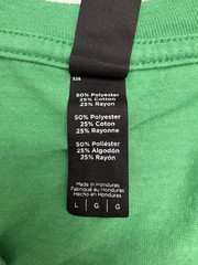 District Perfect Tri Kings Hawaiian Green Tee L Vaccinated For My Ohana Shirt