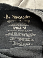 Playstation Logo Black T-Shirt Size Medium