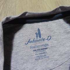 JOHNNIE O Mens M MEDIUM THE COURSE T SHIRT PERFORMANCE GOLF FEATHERWEIGHT SEAL