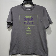 Uniqlo x Evangelion: 3.0+1.0 Thrice Upon a Time UT Graphic T-Shirt Size L Grey