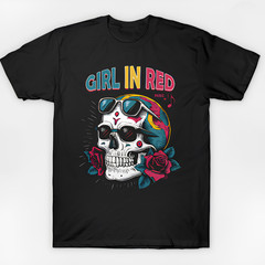 Girl In Red T-Shirt