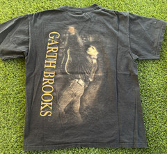 Vintage Y2K Garth Brooks Country Cowboy Music Shirt LA 08 Fire Fighter Large