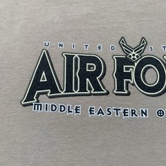 Vintage 7.62 Design Air Force Shirt Size L Eagle Pilot Military Cartoon USA