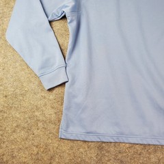 Foot Joy Shirt Mens Medium Blue High Neck Long Sleeve Logo Stretch Pullover