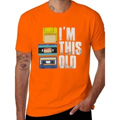 Men’s Vintage “I’M THIS OLD” Cassette Graphic T-Shirt – Black Retro Music Tee