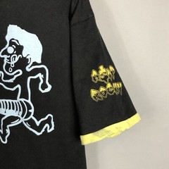 Asap Rocky Nuts & Bolts Injured Generation Tour Graphic T-Shirt M Black Yellow