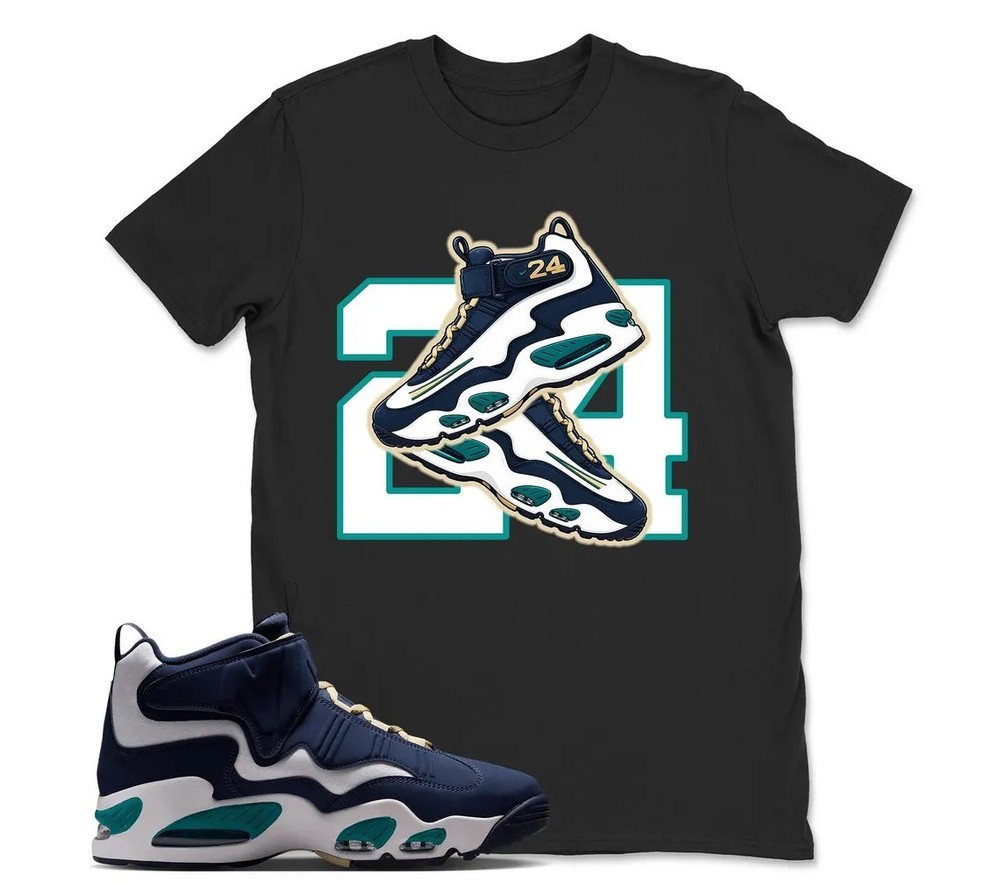 Griffey Max 1 Hall Of Fame 2026 Shirt to Match Number 24, BLACK/WHITE
