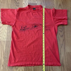 VTG Fear and Loathing Las Vegas T-Shirt Large Ralph Steadman RED Anvil
