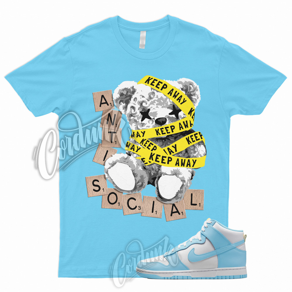 ANTI T Shirt for Dunk High Blue Chill White Amarillo UNC Vapormax University Low
