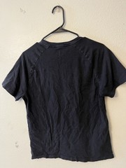 Hollister Must Have Solid tee Logo Size Medium Black Crew Neck T Shirt Men