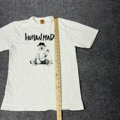 Human Made Shirt Mens Small White Bear Graphic Made In Japan Streetwear Tee