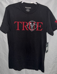 TRUE RELIGION Black BUDDHA Short Sleeve bling y2k Graphic T-shirt size S M L NEW