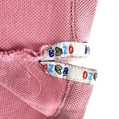 Bozo Ringer Shirt Mens Size 36 Italy Small Pink Contrast Trim Short Sleeve