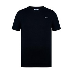Mens Slazenger 100% Cotton Plain Crew Neck T Shirt XS S M L XL XXL 3XL 4XL BNWT