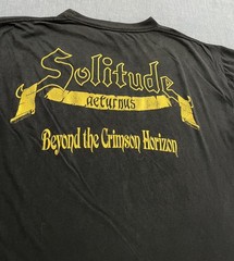 Vintage 1992 Solitude Aeturnus Beyond The Crimson Horizon Blue Grape T Shirt XL