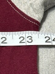 Sean John Collection – Men’s 3/4 Sleeve Shirt Size L – LARGE – Burgundy and Gray