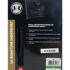 4-43 UNDER ARMOUR Men’s NWT $35 Tank Top Undershirt Black Large