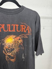 Vintage Sepultura Shirt Large Beneath The Remains 90s Death Metal