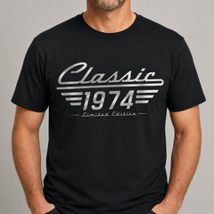 Classic 1974 Limited Edition Vintage Car 52th 53th 54th 55th 56th Birthday Mens