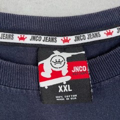 JNCO T-Shirt Mens XXL Navy Blue Graphic Skyline Skate Surf BMX Moto X Y2K Street